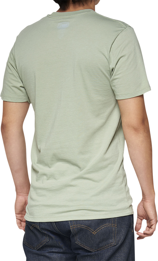 100% Pecten T-Shirt - Slate Green - Medium 32144-486-11
