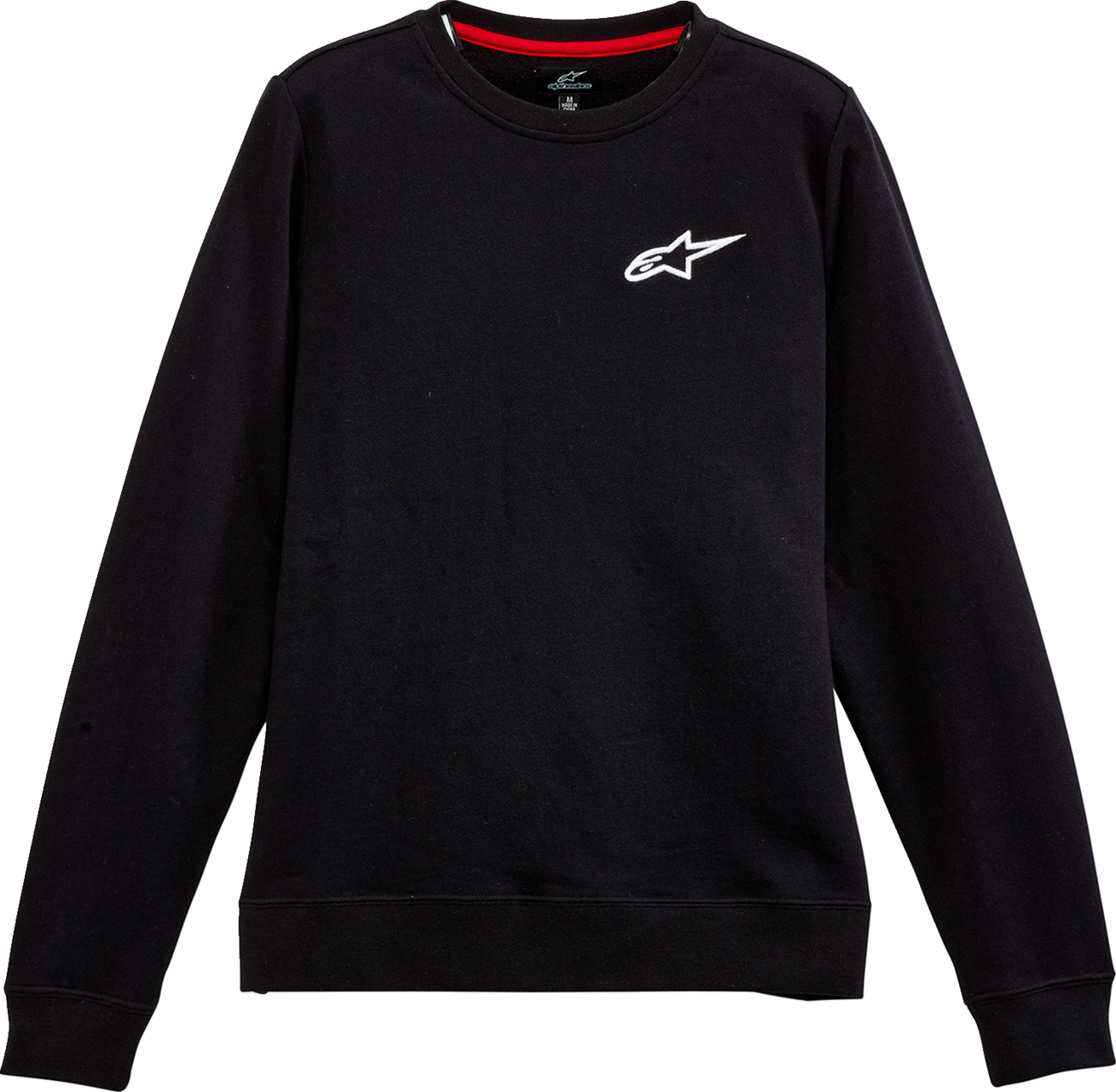 ALPINESTARS Women's Ageless Crew Fleece - Black - Medium 12325182010M