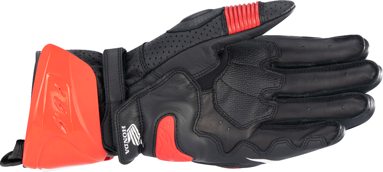 ALPINESTARS Honda GP Pro R3 Gloves - Black/Bright Red/Blue - 3XL 3556223-1317-3X
