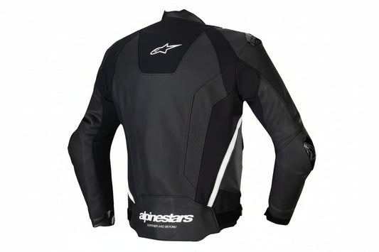 IN STOCK FIRE SALE OPEN BOX ALPINESTARS Missile v3 Leather Jacket - Black/White - US 38 / EU 48 3100125-12-48