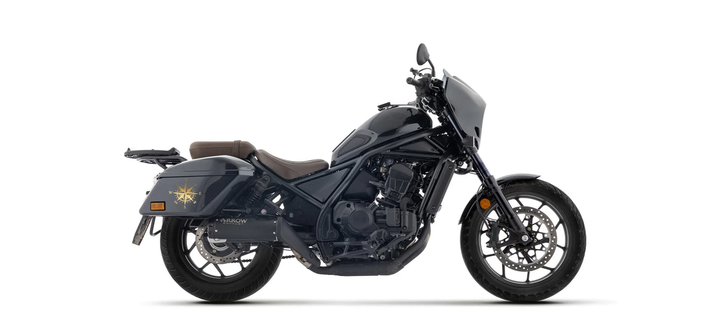 Arrow Honda Cmx 1100 Rebel T Dct E5+ 2025/2026 Rebel Nichrom Dark Exhaust - 74518rbn
