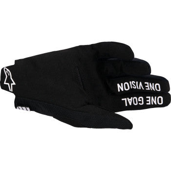 ALPINESTARS Radar Pro Gloves - Black/White - XL 3560325-12-XL