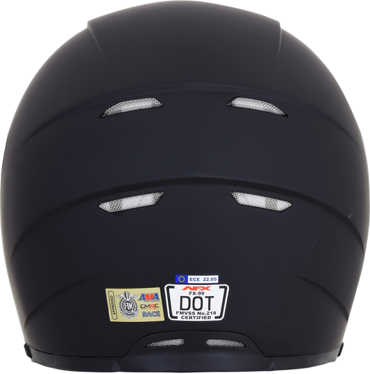 AFX FX-99 Helmet - Matte Black - Medium 0101-11044