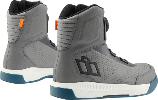 ICON Overlord™ Vented CE Boots - Gray - Size 8.5 3403-1270
