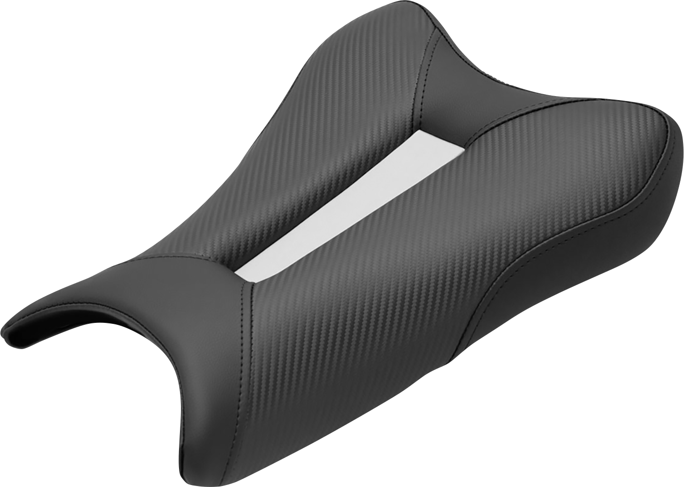 SADDLEMEN Track Seat - Solo - Carbon Fiber - Black - ZX6R '19-'22 0810-K076