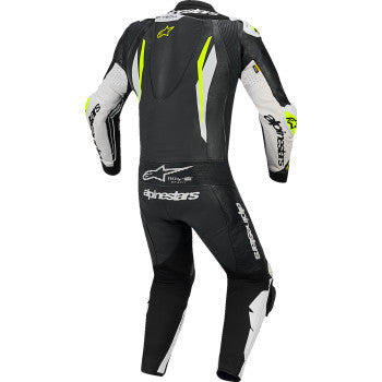 ALPINESTARS Suit Gp Tech V5 Blk/Wht/Yel Fluo 50 3150226-125-50