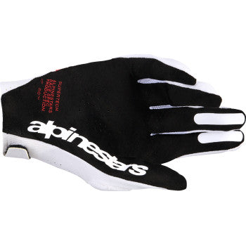 ALPINESTARS Supertech MX Gloves - White/Black/Fire Red - Medium 3560526-2063-M