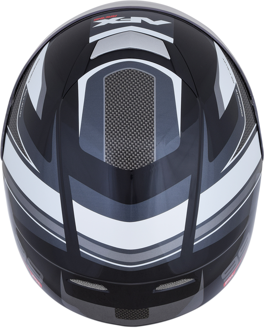 AFX FX-99 Helmet - Recurve - Black/White - Large 0101-11118