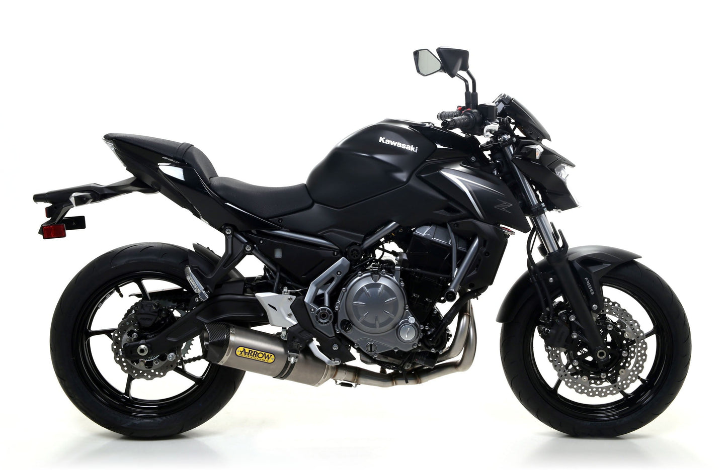 Arrow Race-Tech Exhaust, Titanium for Kawasaki Z650/Ninja 650 2017-2020 71854PK
