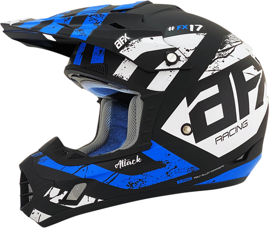 AFX FX-17 Helmet - Attack - Matte Blue/Black - XL 0110-7164