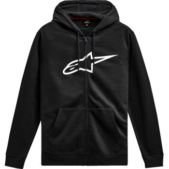IN STOCK ALPINESTARS Ageless V3 Zip Hoodie - Black/White - 2XL 1244-51490-1020-2X