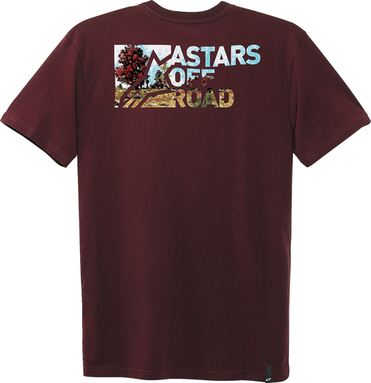 ALPINESTARS Painted T-Shirt - Maroon - Large 1232-72224-838L