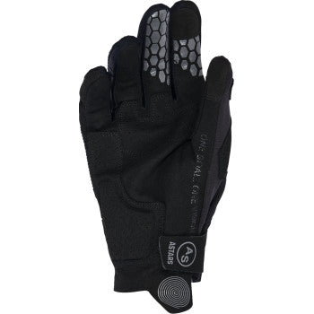ALPINESTARS Pro-Dura Gloves - Black/Bright Red - XL 3560425-1303-XL