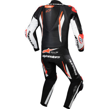 ALPINESTARS Suit Gp Tech V5 Blk/Wht/Red Fluo 48 3150226-1231-48