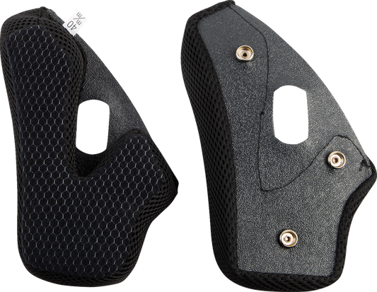 AFX FX-37X Cheek Pads - Black - Large 0134-3384