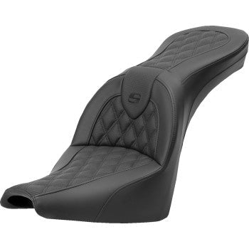 SADDLEMEN Roadsofa™ Seat - Lattice Stitch - without Backrest - FXBB/FXST '18-'24 818-30-182