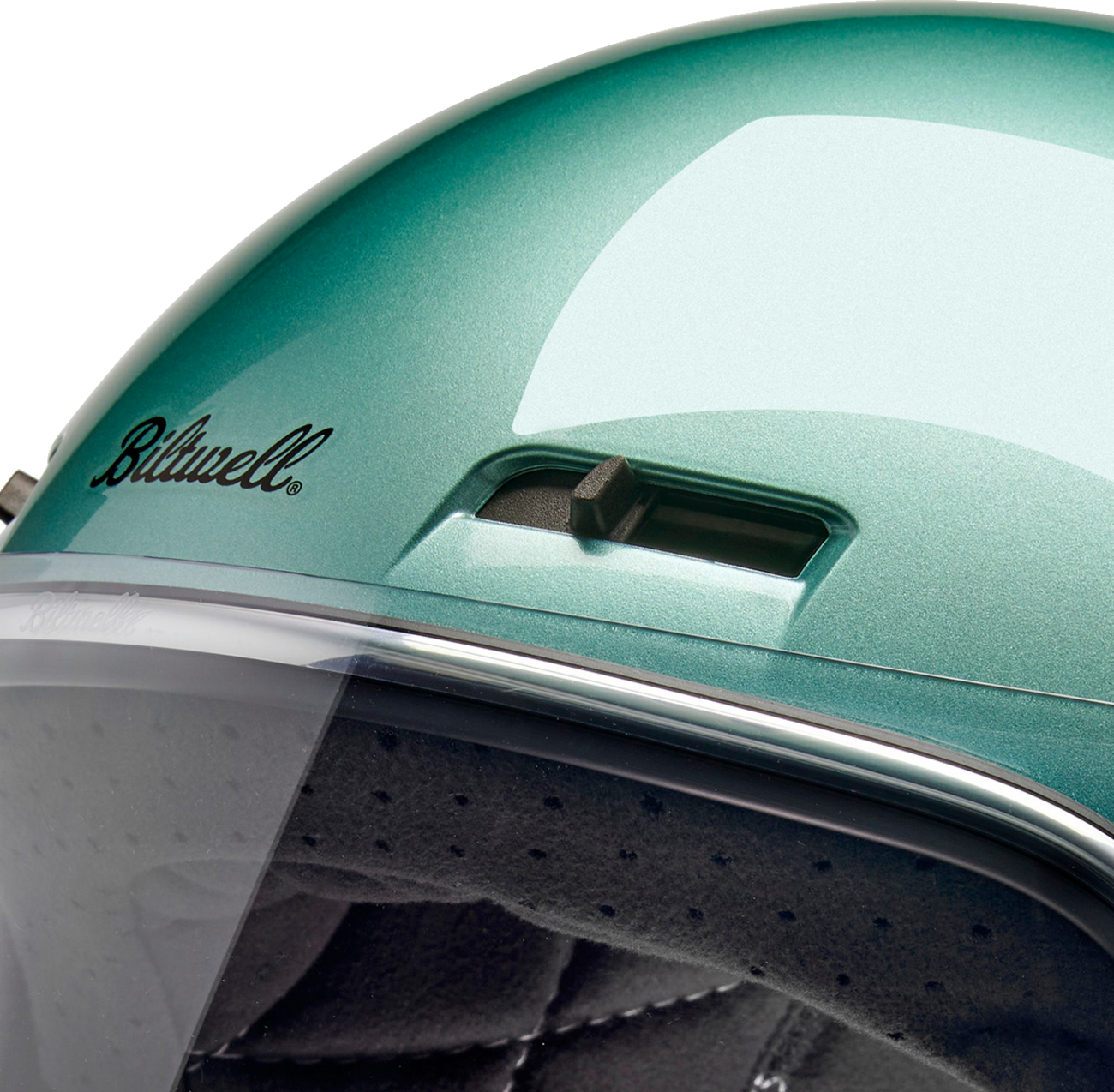 BILTWELL Gringo SV Helmet - Metallic Seafoam Green - Large 1006-313-504