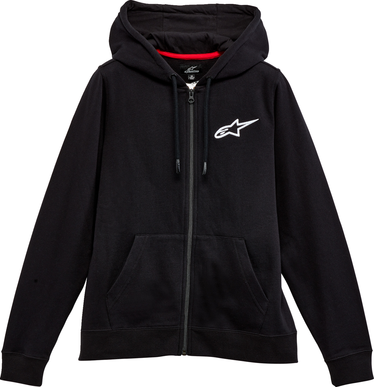 ALPINESTARS Women's Ageless Zip Hoodie - Black/White - Small 1232518001020S