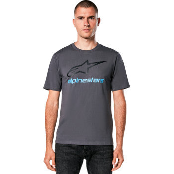 ALPINESTARS Always 2.0 CSF T-Shirt - Charcoal/Black/Blue - Medium 1214-73106-1818-M
