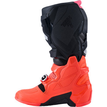 ALPINESTARS Tech 7 Boots - Black/Fluorescent Red/Fluorescent Pink - US 10 / EU 44.5 2012025-1576-10