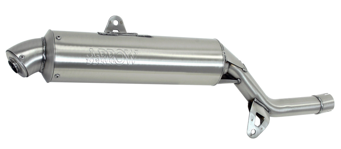 Arrow Honda Nx Dominator '94-95 Stainless Steel Homologated Exhaust For Original Collector 72633pd