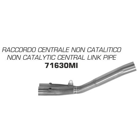 71630MI Arrow Non-Catalytic Central Link Pipe for Yamaha YZF-R1 2015-2016
