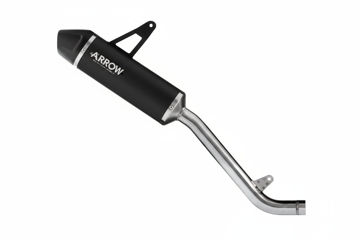 Arrow Zontes 703f E5+ '25 Indy Race Aluminium Dark Exhaust 72670akn