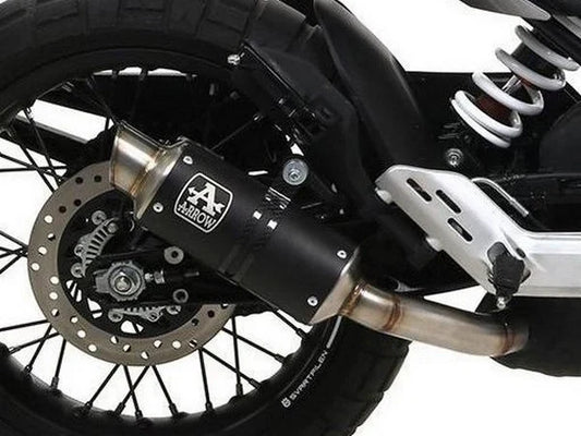 IN STOCK 72631gpi Arrow Husqvarna Svartpilen 401 '20 Homologated Nichrom Dark Gp2 Exhaust With Welded Link Pipe
