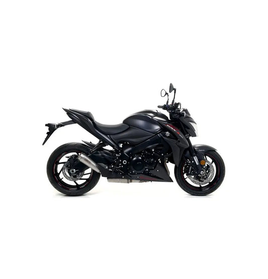 Arrow Pro-Race Slip-On Exhaust, Nichrome for Suzuki GSX-S1000 2017-2024 71828PRI