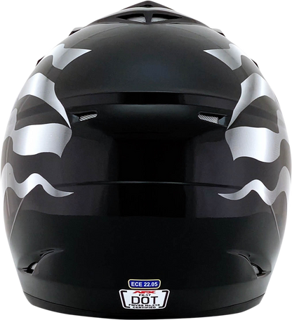AFX FX-17 Helmet - Flag - Stealth - 2XL 0110-2367