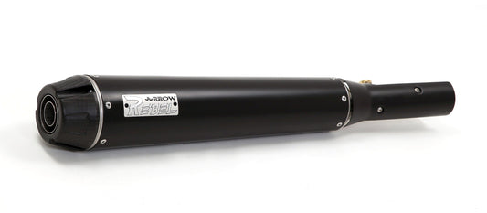 Arrow Brixton Crossfire 500 '21 Homologated Black Stainless Steel Rebel Silencer With Carbon Endcap 74508rb