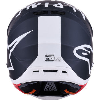 ALPINESTARS SM7 Helmet - Dasher - Matte Black/White - Small 8302226-1121-S