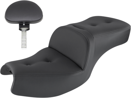 SADDLEMEN Roadsofa Seat - Pillow Top - With Backrest - Indian I20-06-181BR