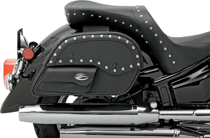 SADDLEMEN Desperado Slant Face Pouch Saddlebags - Large EX000113