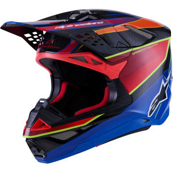ALPINESTARS Supertech M10 Helmet - MIPS® - Era - Gloss/Blue/Red/Yellow Fluo - Large 8301223-7356-L