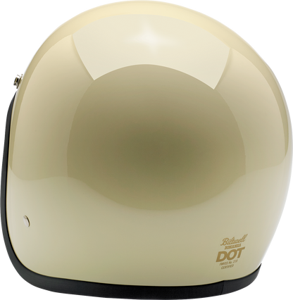 BILTWELL Bonanza Helmet - Gloss Vintage White - Small 1001-102-202