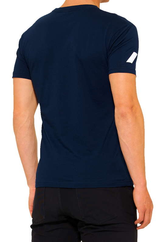 100% MX of Nations T-Shirt - Navy - Small 20000-00164