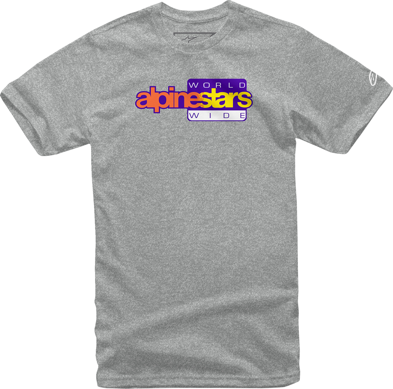 ALPINESTARS World Wide Again T-Shirt - Heather Gray - Medium 1232-722361026M