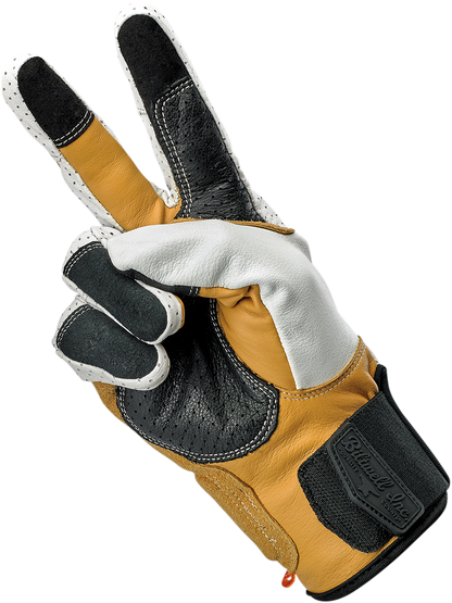 BILTWELL Borrego Gloves - Cement - Small 1506-0409-302