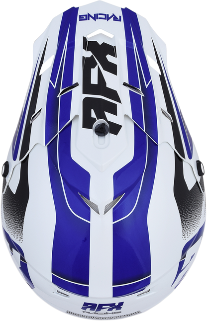 AFX FX-17 Helmet - Force - Pearl White/Blue - Medium 0110-5239