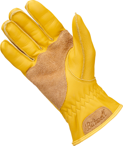 BILTWELL Work 2.0 Gloves - Gold - Small 1510-0707-002