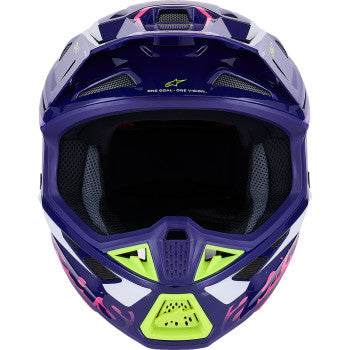 ALPINESTARS SM7 Helmet - Deed - Gloss Purple/Pink - Large 8302426-3142-L