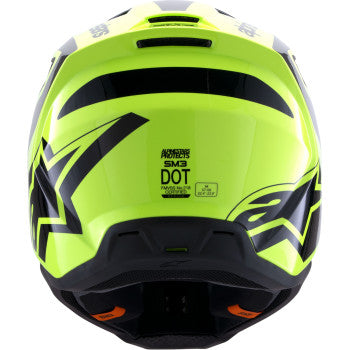 ALPINESTARS SM3 Helmet - Heat - Gloss Yellow Fluo/Black - Large 8301026-5011-L