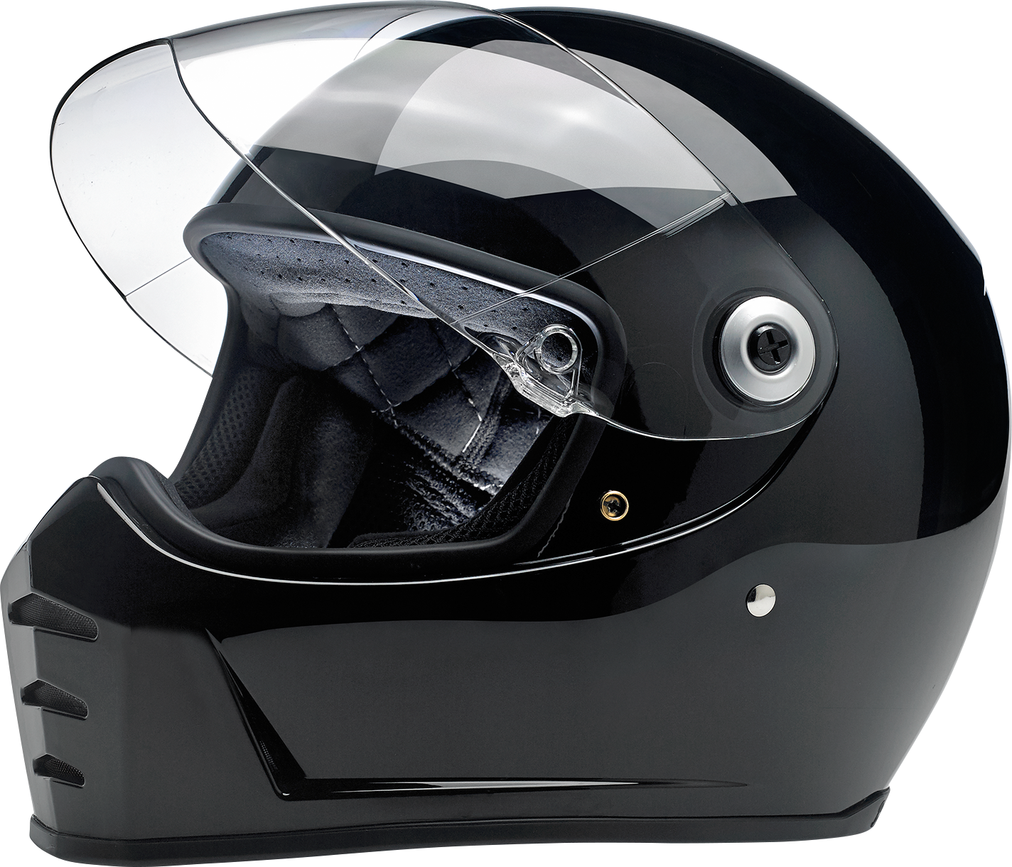 BILTWELL Lane Splitter Helmet - Gloss Black - Small 1004-101-102