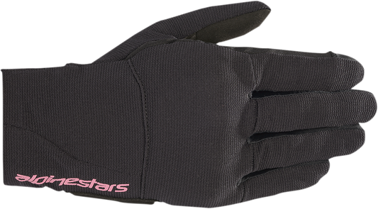 ALPINESTARS Women Stella Reef Gloves - Black/Fuchsia - Medium 3599020-1039-M