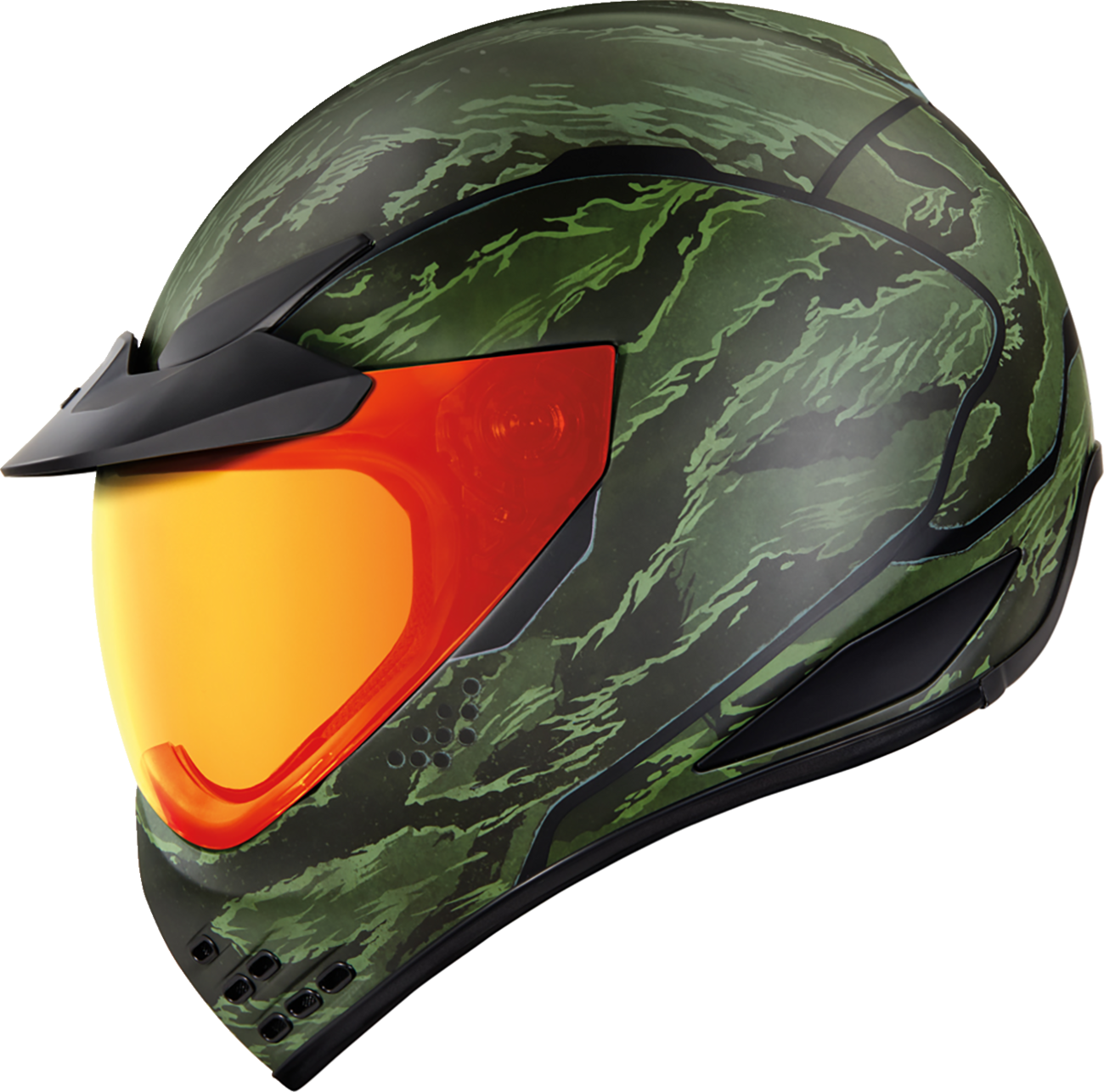 ICON Domain™ Helmet - Tiger's Blood - Green - XL 0101-14927
