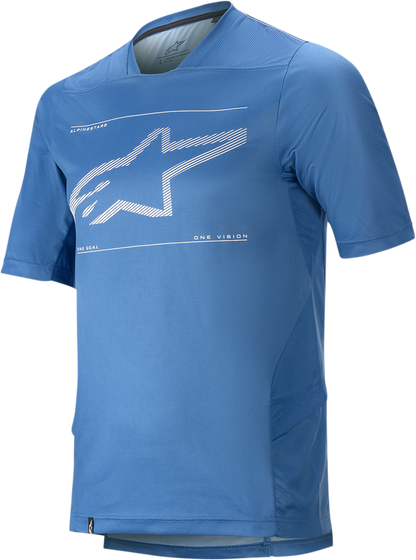 ALPINESTARS Drop 6.0 Jersey - Short-Sleeve - Blue - Small 1766320-7310-SM