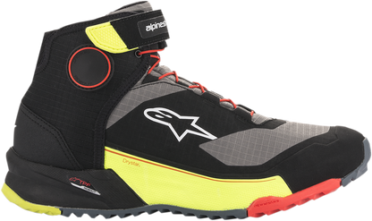 ALPINESTARS CR-X Drystar® Shoes - Black/Red/Yellow Fluorescent - US 9.5 261182015390