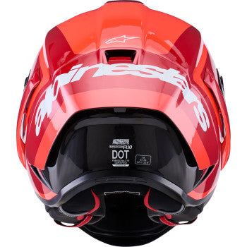 ALPINESTARS  Supretech R10 Helmet - 22.06 - Arius - Gloss - Black/White/Double Red - XL  8203926-1683-XL