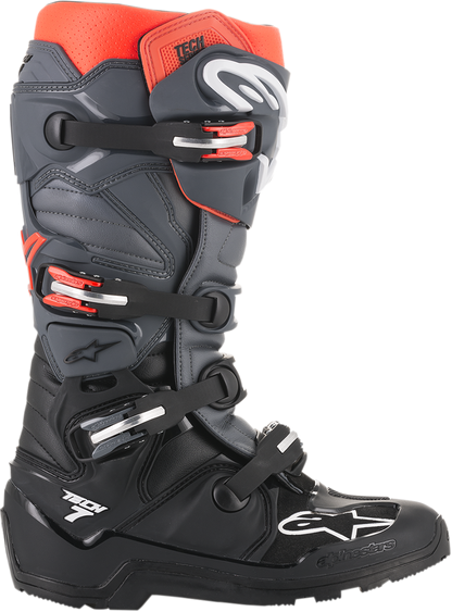 ALPINESTARS Tech 7 Enduro Boots - Black/Gray - US 12 2012114113312